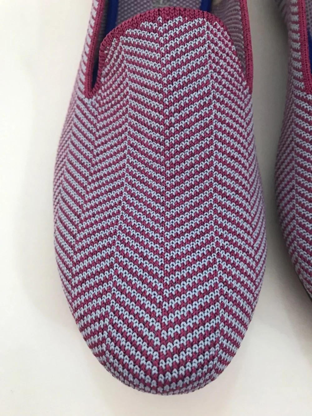 ROTHY’S The Loafer Herringbone Flat Amethyst Women’s Size 9